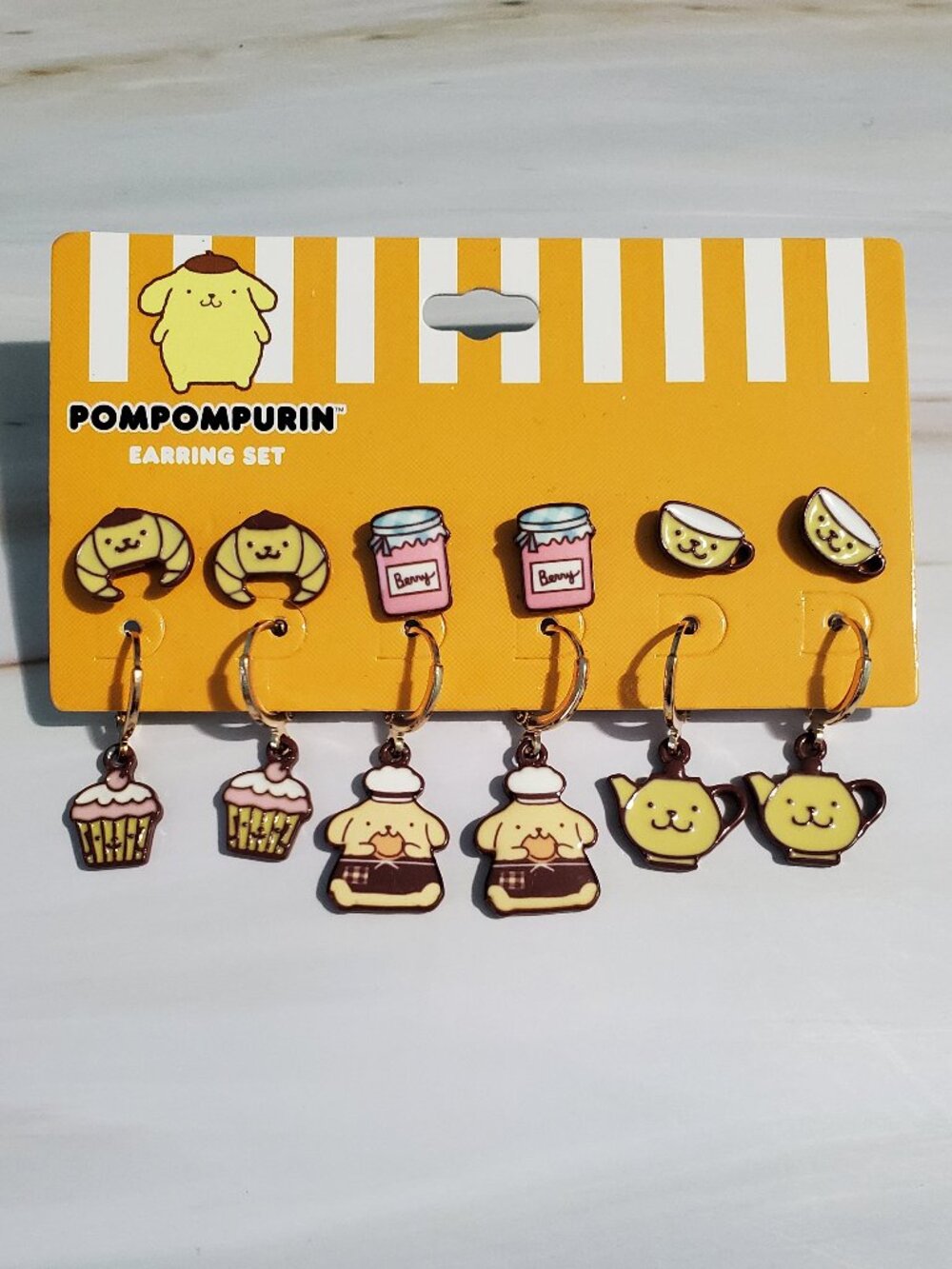 Sanrio Pompompurin Earrings
